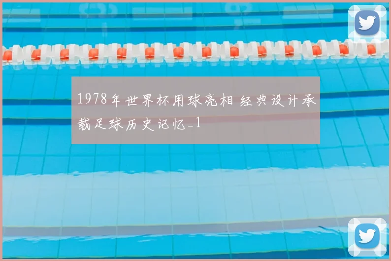 1978年世界杯用球亮相 经典设计承载足球历史记忆_1